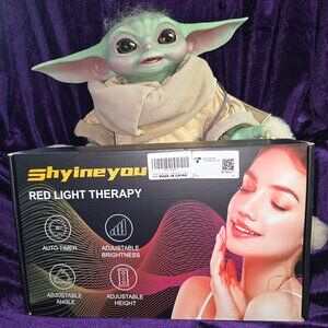 Red Light Therapy Lamp with Stand, 660nm/850nm w/remote - New